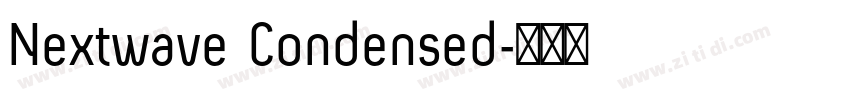 Nextwave Condensed字体转换